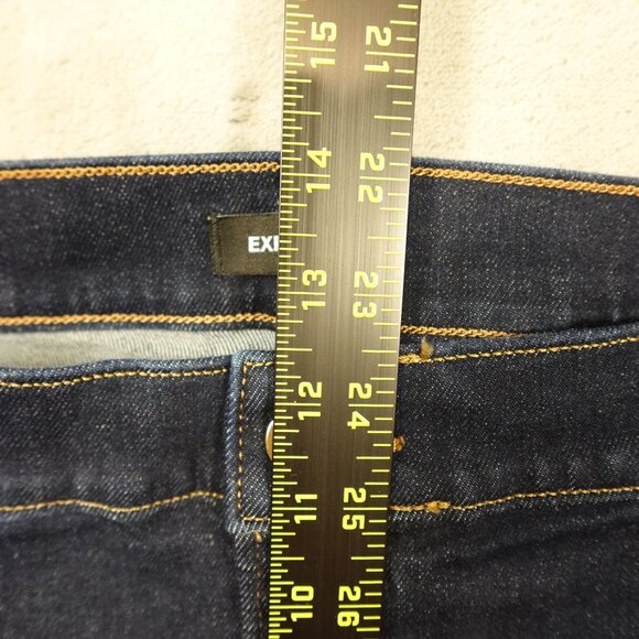 Express Jeans ’70s Flare Mid Rise Dark Wash Jean Women’s Size 16R - Picture 5 of 13